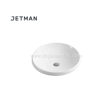 Round White Ceramic Bathroom Wash Basins